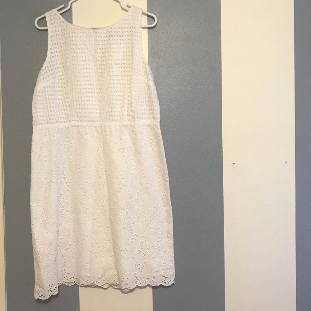 Ann Taylor LOFT white dress